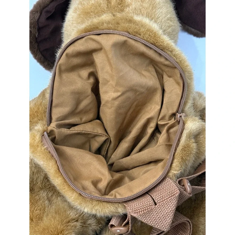 Puppy Dog Brown Plush Backpack Purse‎ J Stuff & Associates